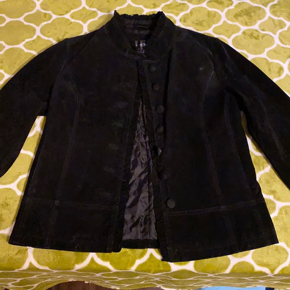 Brandon Thomas Leather Coat